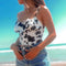 Cow Print Sling Top